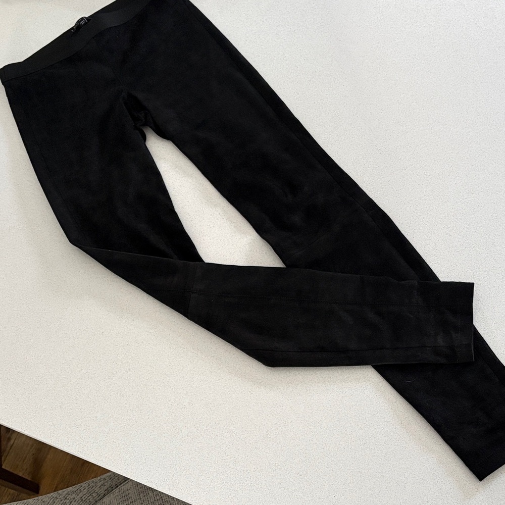 Theory Ima Sintra stretch suede pants